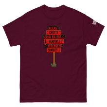 Load image into Gallery viewer, "Horror Road Sign" T-Shirt