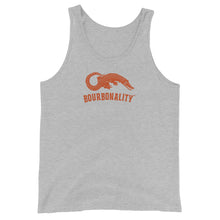 Load image into Gallery viewer, *NEW* Unisex Bourbonality Tank Top featuring the Bourbonalligator