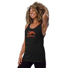 Load image into Gallery viewer, Unisex Bourbonality Tank Top featuring the Bourbonalligator