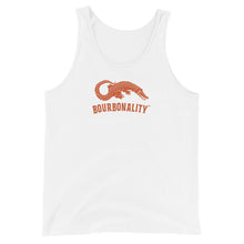 Load image into Gallery viewer, *NEW* Unisex Bourbonality Tank Top featuring the Bourbonalligator