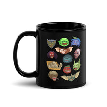 Load image into Gallery viewer, Tiny Monsters Black Glossy Mug