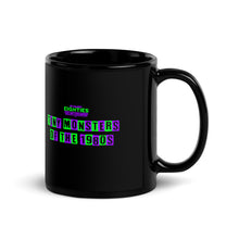 Load image into Gallery viewer, Tiny Monsters Black Glossy Mug