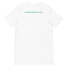 Load image into Gallery viewer, "Lunacy Letter Friends: Safety Tips" T-Shirt (Light) (% of Proceeds to Trunacy)