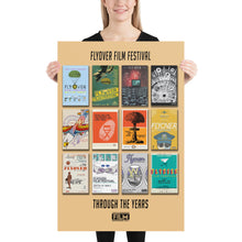 Load image into Gallery viewer, "Flyover Film Festival: Through the Years" Montage Poster