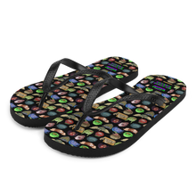 Load image into Gallery viewer, 80's Tiny Monsters Flip-Flops