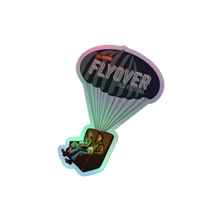 Load image into Gallery viewer, *NEW* Flyover Film Festival 2023 - Holographic Sticker - Hot Air Balloon
