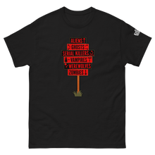 Load image into Gallery viewer, *NEW*  Horror Road Sign T-Shirt
