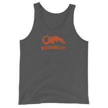 Load image into Gallery viewer, *NEW* Unisex Bourbonality Tank Top featuring the Bourbonalligator
