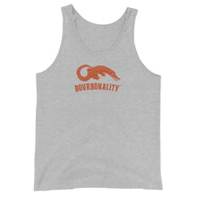 Load image into Gallery viewer, *NEW* Unisex Bourbonality Tank Top featuring the Bourbonalligator
