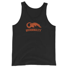 Load image into Gallery viewer, *NEW* Unisex Bourbonality Tank Top featuring the Bourbonalligator
