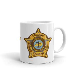 *NEW* Fording County Sheriff White Mug